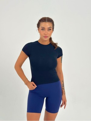 Fitted/vücuda Oturan Crop T-Shirt