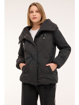 Lumberjack Wl Kelly 2GF800 4pr Siyah Kadın Kısa Kaban