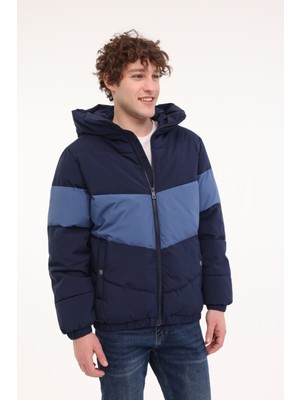 Kinetix ml Bagx Coat 4pr Lacivert Erkek Kısa Kaban