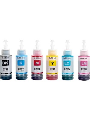 EndlessPrint Epson L800/ L805/ L850/ L1800 Muadil Mürekkep Seti 6 lı paket