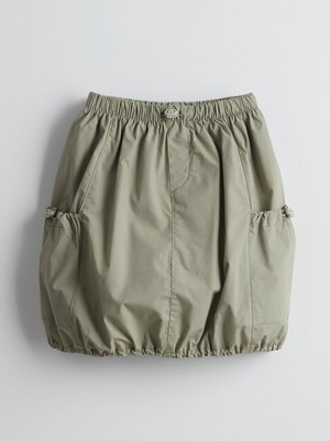 Beli Lastikli Kız Çocuk Kargo Etek