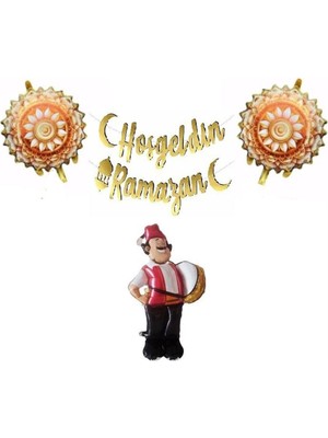 Hoşgeldin Ramazan Davulcu Folyolu Süleme Set