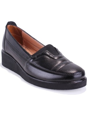 Dagoster DZA07-1194430 Siyah Günlük Ortopedik Kadın Ayakkabı