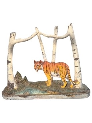 Ony Yapım Dekoratif 3 Boyutlu Ormanda Kaplan Biblosu