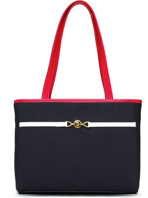 U.S. Polo Assn. Çapraz Askılı Kadın Çanta Lacivert-Beyaz-Kırmızı Us25233