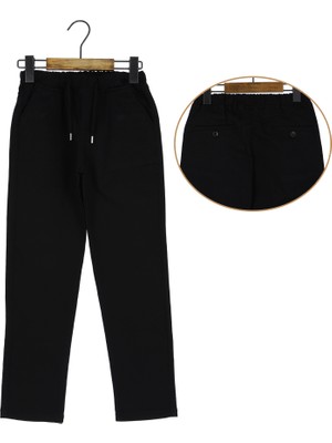 Erkek Çocuk Pantolon Gabardin Lastikli