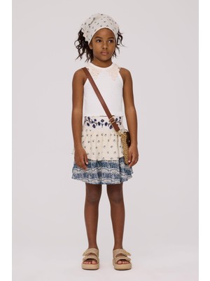 Tyess  Kız Çocuk Ekru Atlet