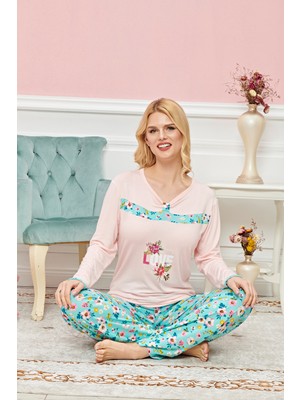 Nnstartshopping  Bayan Uzun Kollu Pijama Takımı Model No 7593