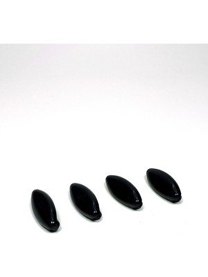 Nnstartshopping  4 Adet Plastik Çengelli Eşarp ve Şal Iğnesi Siyah 4 cm
