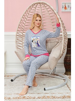 Nnstartshopping  Bayan Uzun Kollu Pijama Takımı Model No 7588