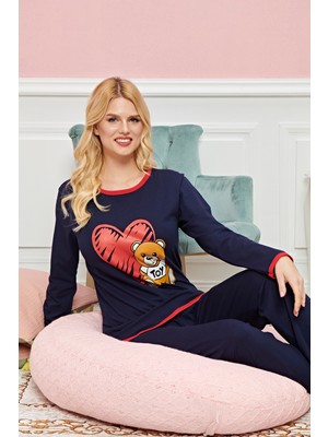 Nnstartshopping  Bayan Uzun Kollu Pijama Takımı Model No 7600