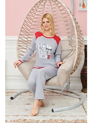 Nnstartshopping  Bayan Uzun Kollu Pijama Takımı Model No 7580