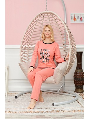 Nnstartshopping  Bayan Uzun Kollu Pijama Takımı Model No 7601