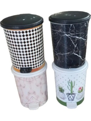 Nnstartshopping  2 No 8 Lt Basmalı Çöp Kovası ROYALEKS-MRD152