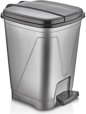 Nnstartshopping  Merdem Kare Pedallı Çöp Kovası No:2 10LT ROYALEKS-MRD122