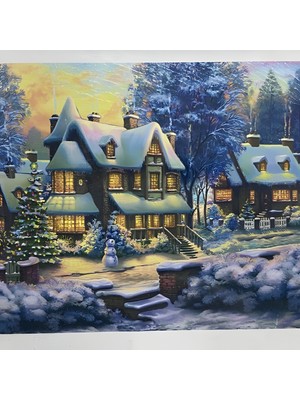 5d Yapışan Boncuk Goblen Mozaik Tablo Pano 40 x 50 cm 76082