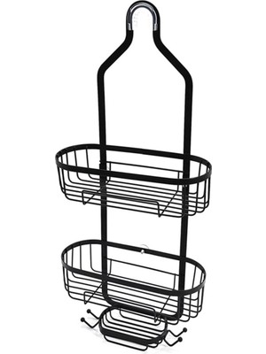 Noble1 Banyo Asılı Duş Organizatörü, Sünger Kancalı Baş Üstü Sepeti, Paslanmaz, Sallanma Önleyici (Yurt Dışından)