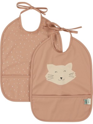 Trıxıe - Waterproof Bıb-2 (Pack)-Mrs. Cat