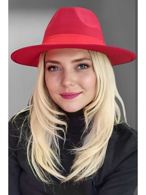 Uniquetrenders Kadın Panama Kaşe Fötr Şapka