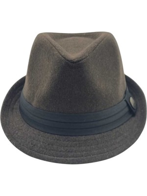 Uniquetrenders Kadın Lüks Trilby Kaşe Fötr Şapka