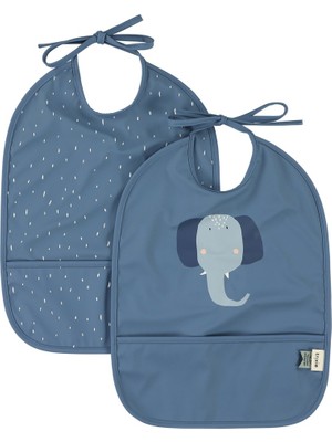 Trıxıe - Waterproof Bıb-2 (Pack)-Mrs. Elephant