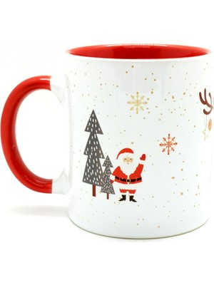 The Lucid Lab Yılbaşı Kasabası Kulplu Bardak