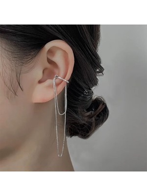 Takıconcept Deliksiz Kıkırdak Küpe, Ear Cuff Kadın Küpe