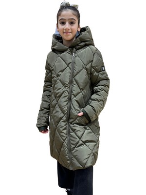 Kız Çocuk Kapüşonlu Kaban 51329