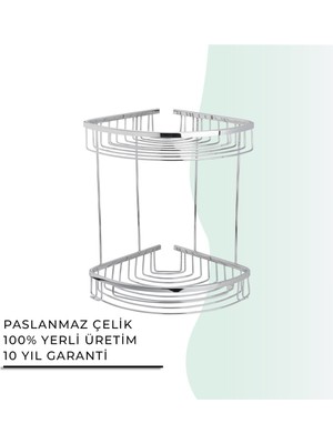 Çelik Banyo Igk Yapı - Destina İkili Süngerlik 19X19 cm (25-112)