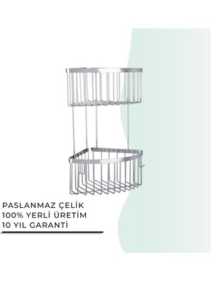 Çelik Banyo Igk Yapı - İkili Derin Süngerlik 19X19 cm (25-321)