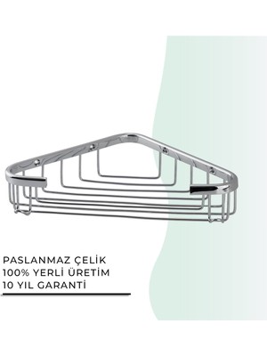Igk Yapı - Clk Banyo Efe Tekli Köşe Süngerlik 18X18CM (25-035)