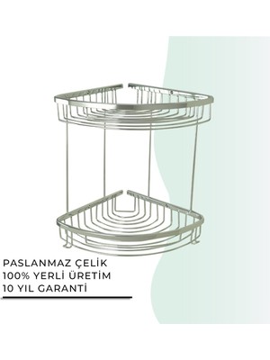 Çelik Banyo Igk Yapı - Destina İkili Süngerlik 22X22 cm (25-178)