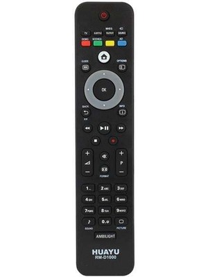 HUAYU KL PHILIPS RM-D1000 SMART/AMBILIGHT TUŞLU BLİSTERLİ LCD LED TV KUMANDA