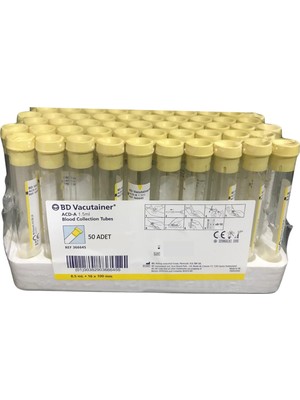 Bd - Acda Tüpü Cam 8.5ml - 50 Adet