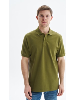 Ar-ma Erkek Polo Yaka Tişört Baskisiz Basic Regular Fit Çift Toplama Penye Pike Y29374354502