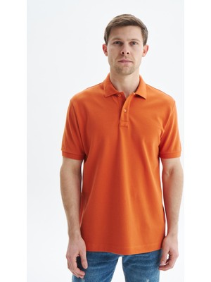 Ar-ma Erkek Polo Yaka Tişört Baskisiz Basic Regular Fit Çift Toplama Penye Pike Y29374354502