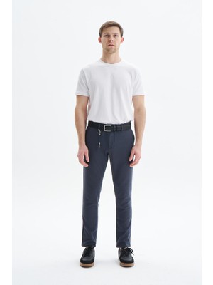 Ar-ma Erkek Pantalon Chino Baskisiz Basic Ön Ve Arka Cepli Pantolon Slim Fit Denim Chambre K9PCD0526