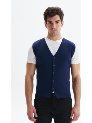 Ar-ma Erkek Yelek Basic Baskisiz Cepsiz Slim Fit K9KRO0853
