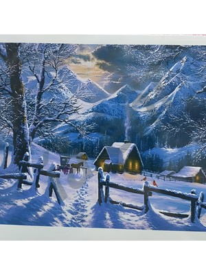 5d Yapışan Boncuk Goblen Mozaik Tablo Pano 40 x 50 cm 76249
