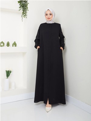 Kol Taş Detaylı Ferace