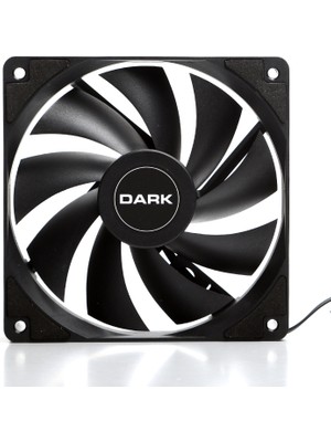Dark 120mm 36 CFM 1200 RPM Siyah Kasa Fanı  (DKCCF123R)