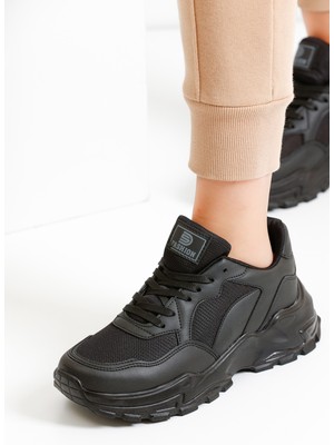 Eformoda Siyah Kadın Sneaker 0159