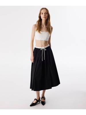 Twist Volanlı Midi Etek TS1250004084001