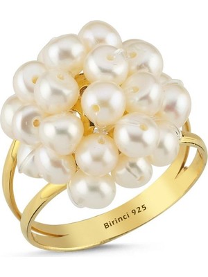 Birinci Prenses Model Doğal İnci Yüzük