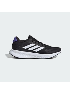 adidas Runfalcon 5 Kadın Koşu Ayakkabısı Nefes Alabilir Yapı ile Konforlu Tasarım Gri - Siyah