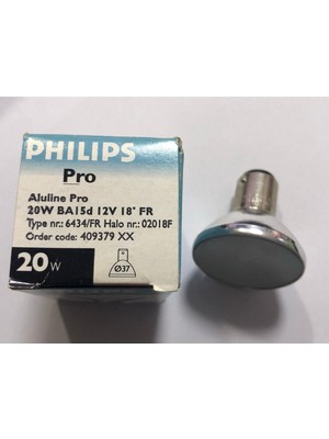 Phılıps  6434/FR 12V 20W BA15D 18° Halojen Lamba