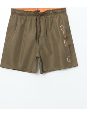 Lcw Swımwear Kısa Boy Baskılı Erkek Deniz Şortu