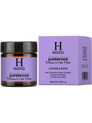 Hoito Superfood Leave-In Besleyici Lanmayan Saç Bakım Maskesi 100ML