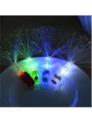 Vipfoni LED Işıklı Renkli Püsküllü Parmak Işığı 4 Renk 4 Adet