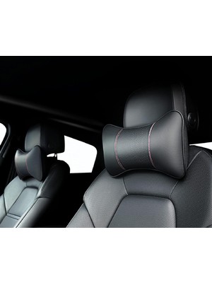 2'li Ultra Lüks Deri Seyahat Oto Boyun Yastığı